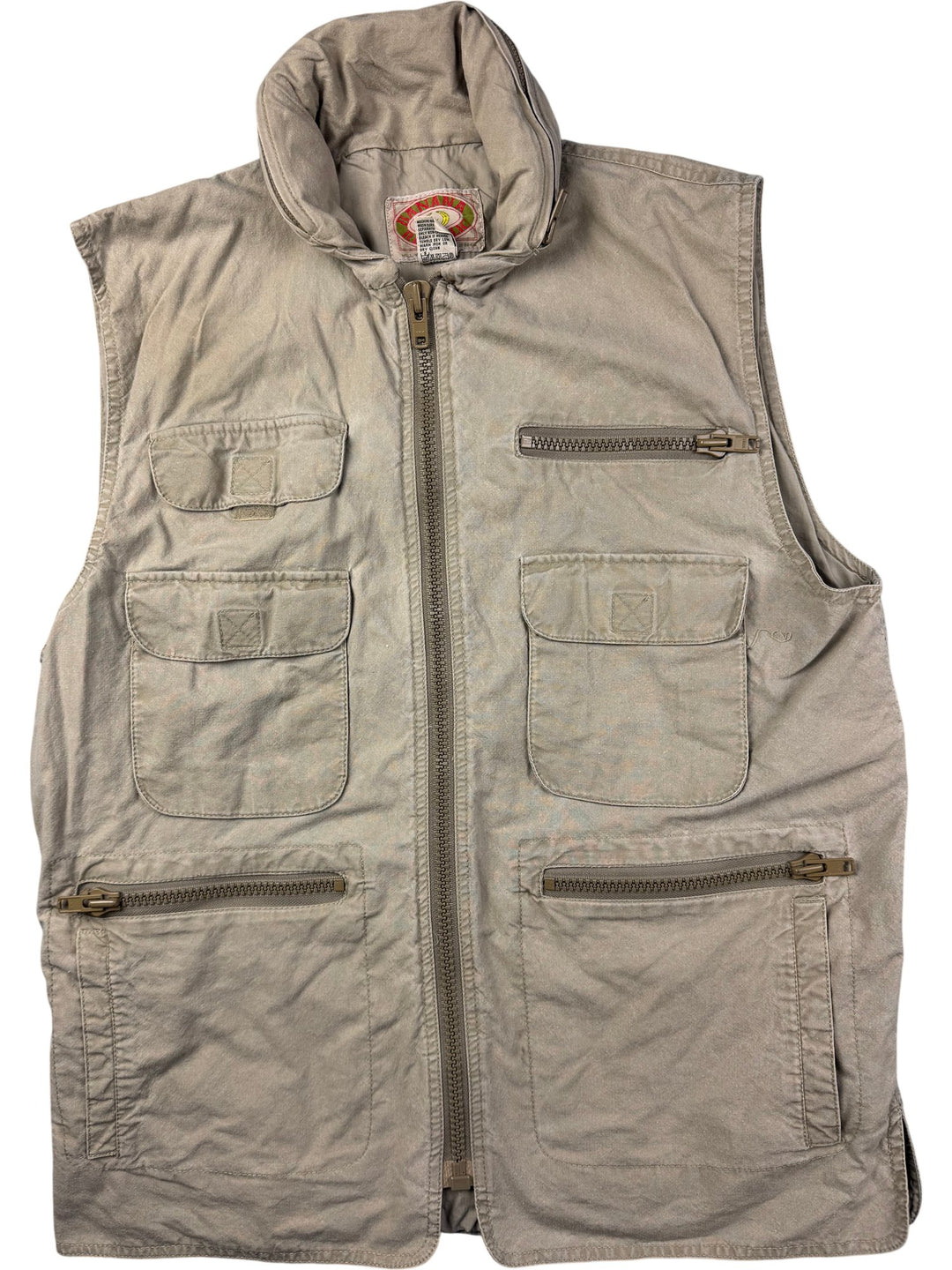 Banana Republic Beige Utility Vest - L - Think Vintage ltd