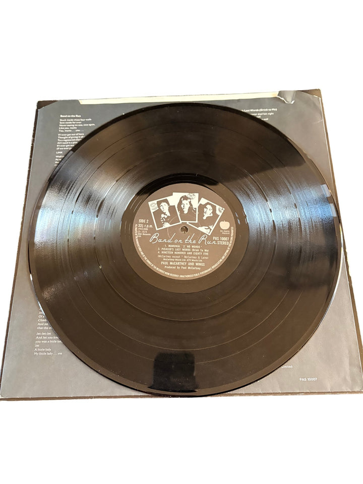 Band On The Run Vinyl Record - Fair - Think Vintage ltd