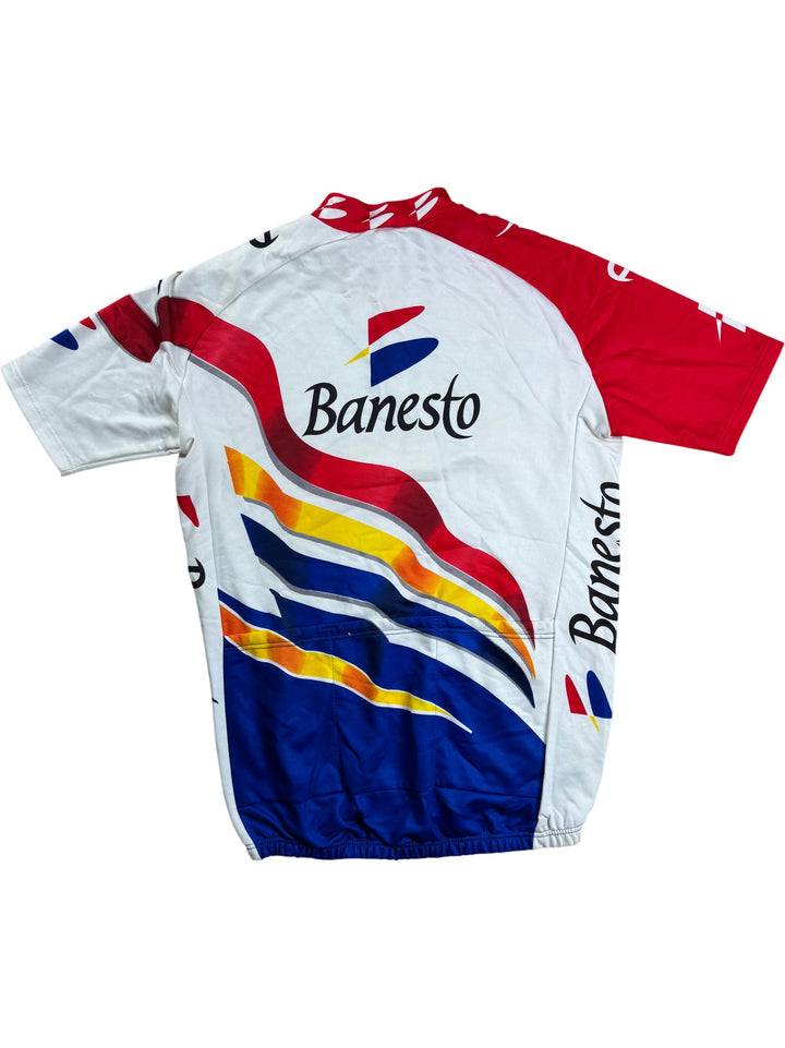 Banesto Cycling Jersey - M - Think Vintage ltd