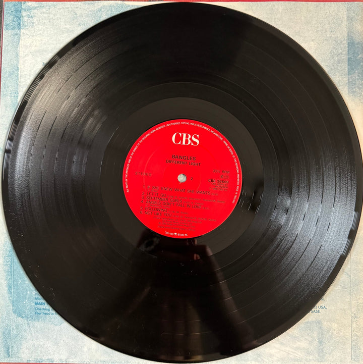 Bangles Different Light Vinyl Record - Good - Think Vintage ltd