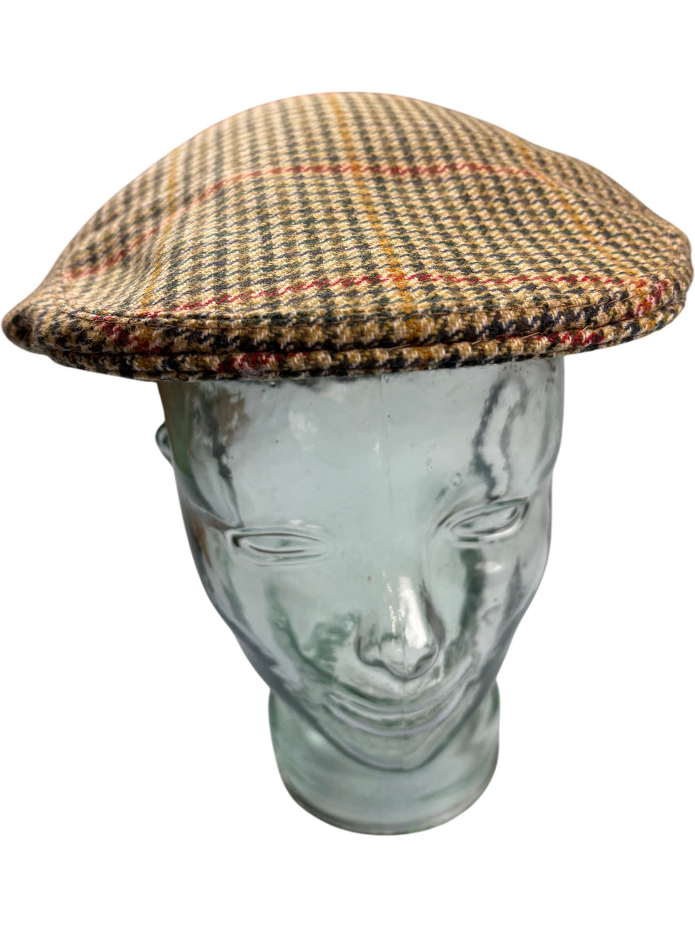 Barbour Check Flat Cap - Think Vintage