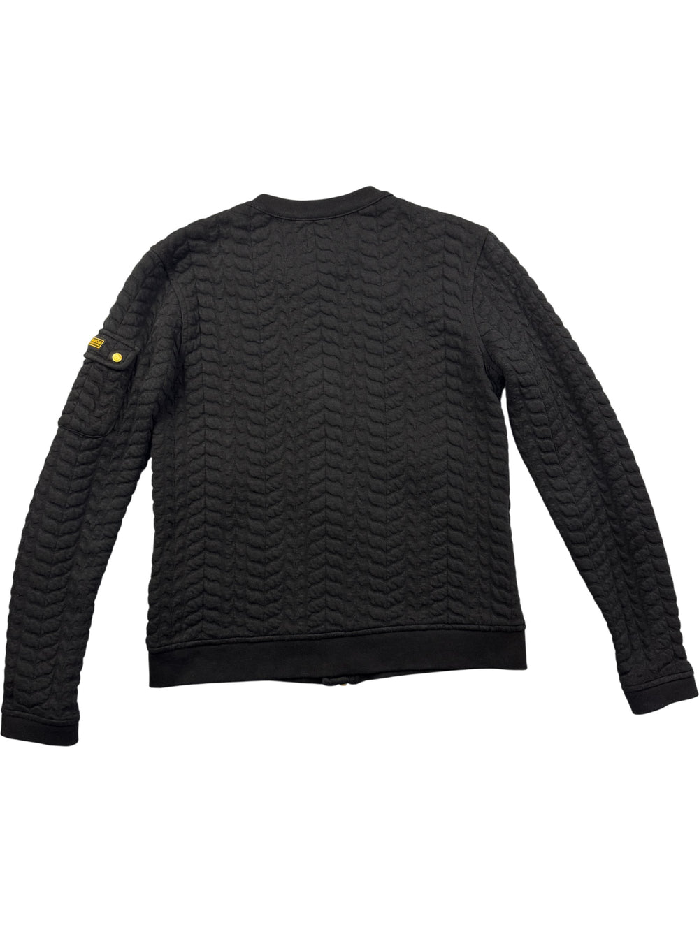 Barbour International Black Quilted Jacket - M - Think Vintage Online Ltd