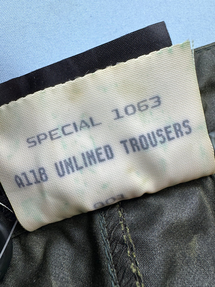 Barbour Unlined Trousers - Think Vintage
