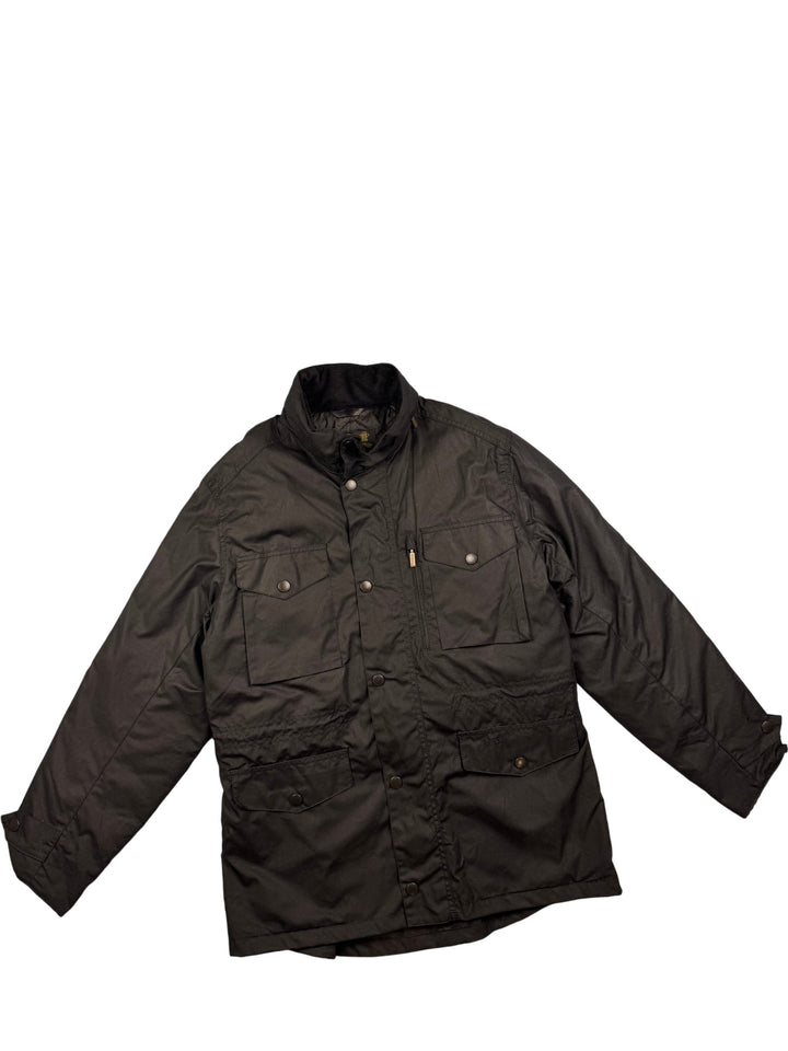 Barbour Waxed Cotton Jacket - L - Think Vintage Online Ltd