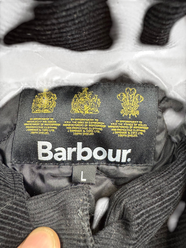 Barbour Waxed Cotton Jacket - L - Think Vintage Online Ltd