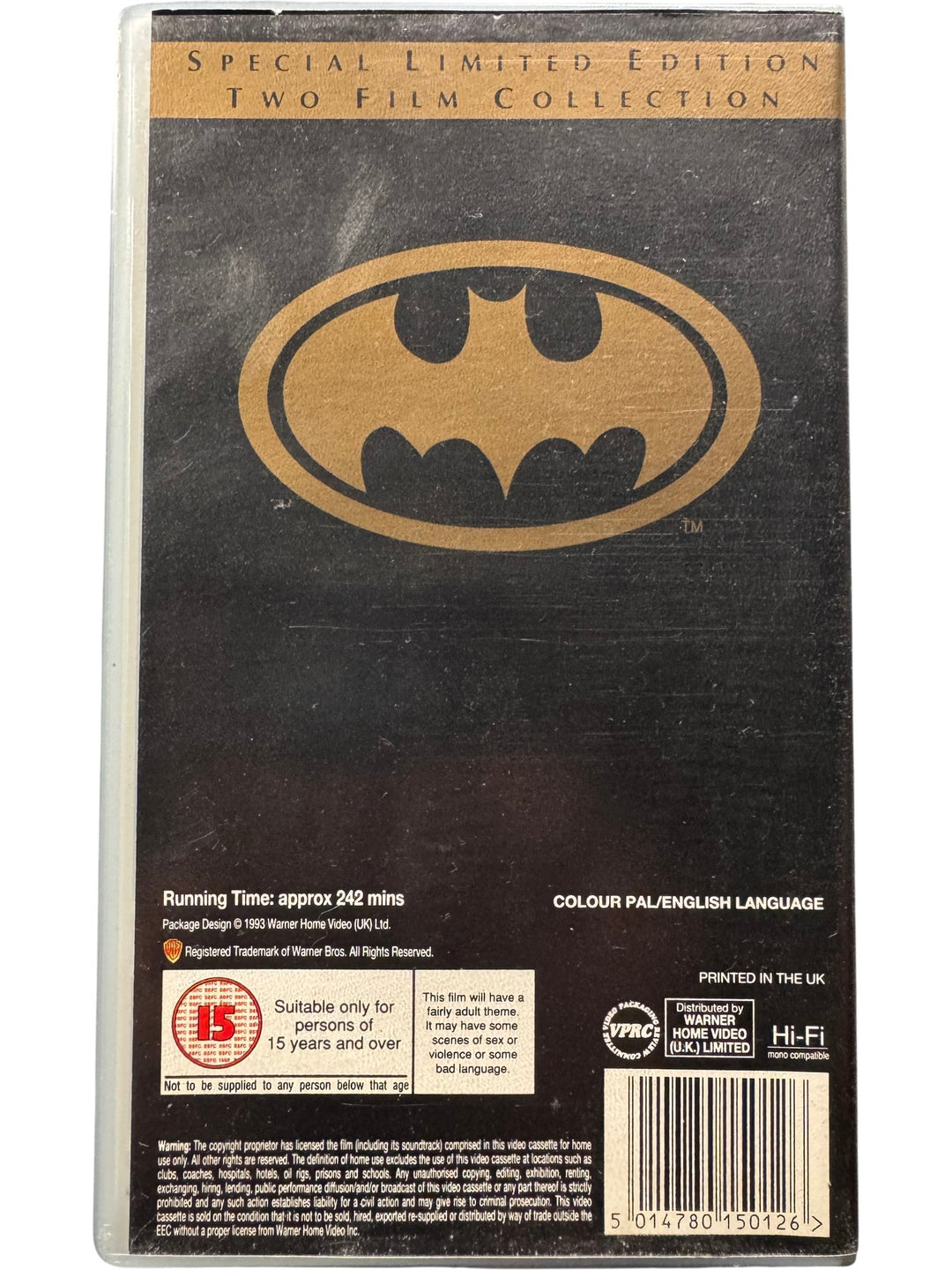 Batman Returns VHS Special Limited Edition Two Film Collection - Think Vintage ltd