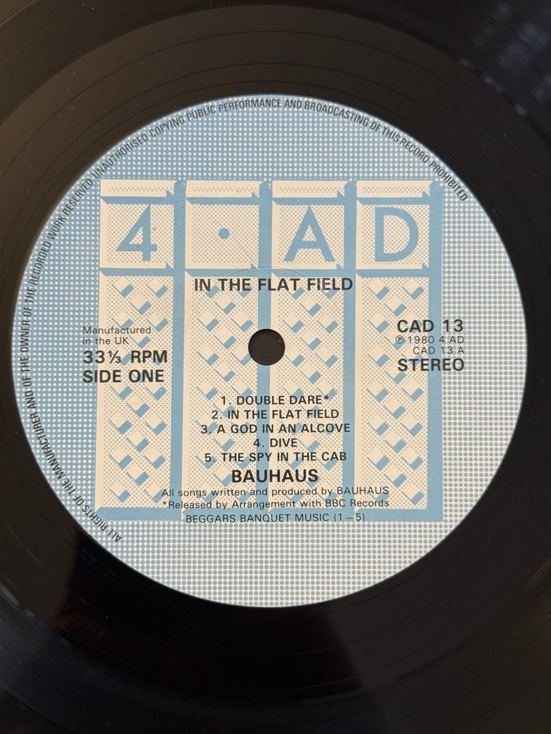 Bauhaus In The Flat Field Vinyl Record - Think Vintage Online Ltd