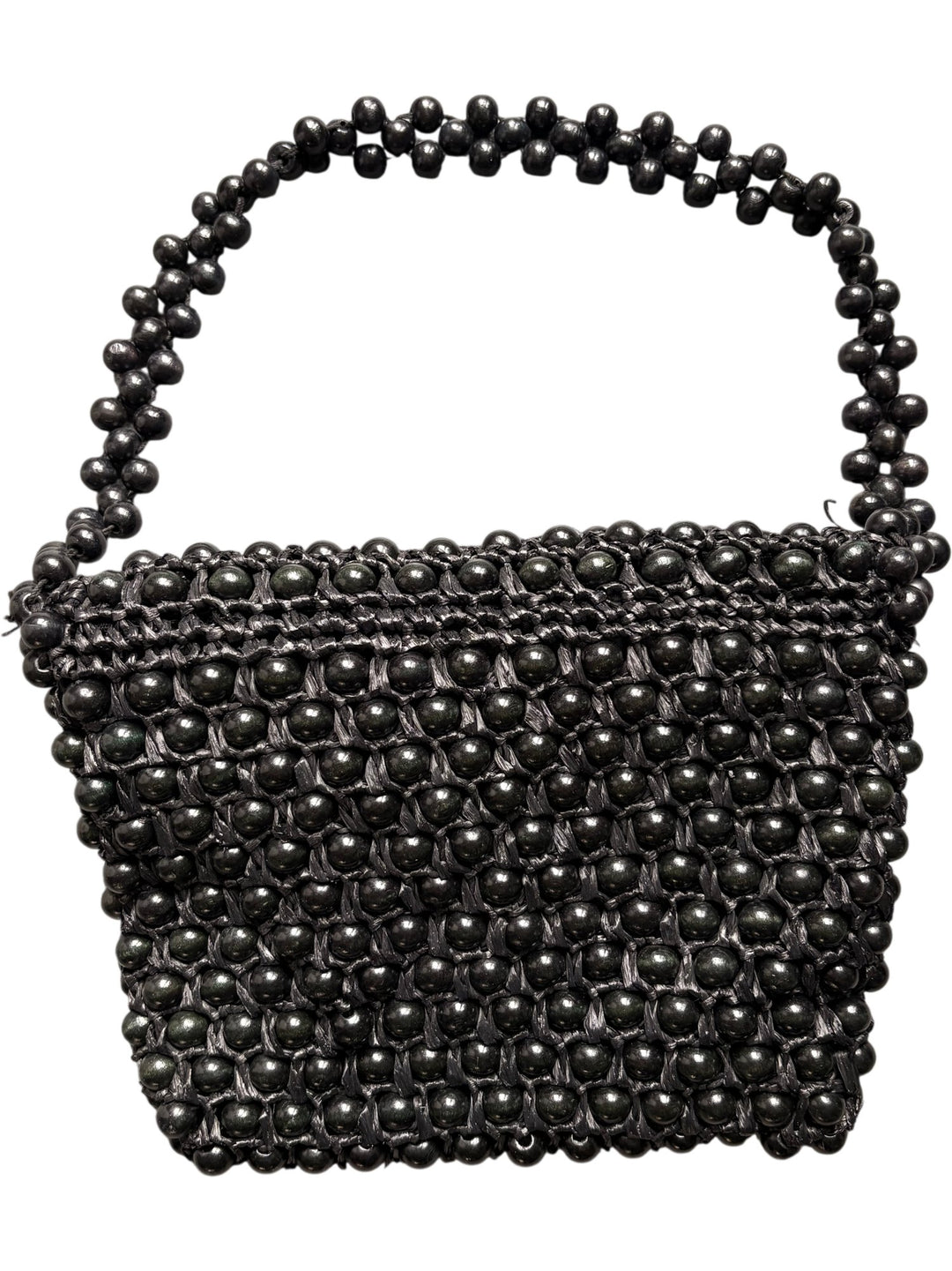 Beaded Black Handbag