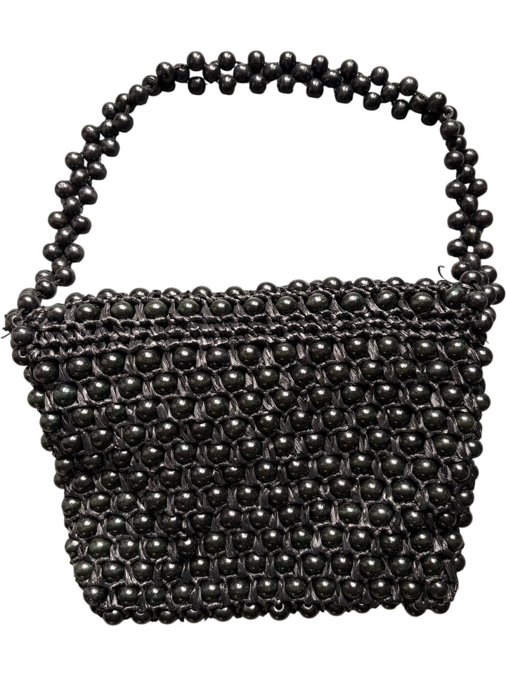 Beaded Black Handbag