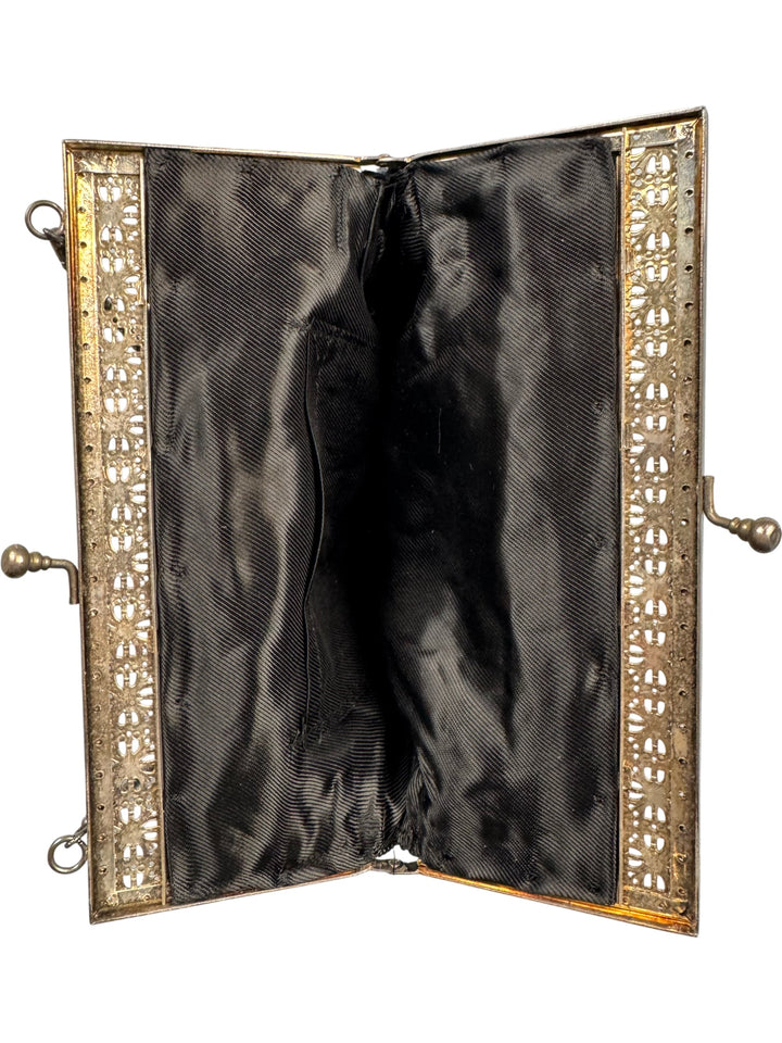 Beaded Evening Bag with Chain Strap - Think Vintage Online Ltd