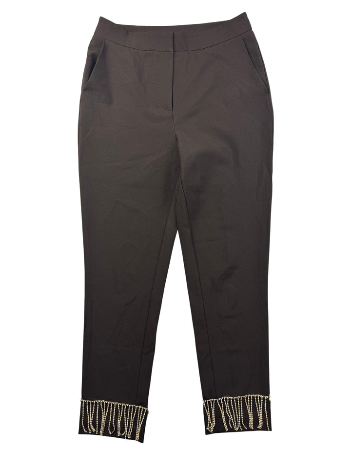 Beaded Hem Tailored Trousers - W30 - Think Vintage Online Ltd