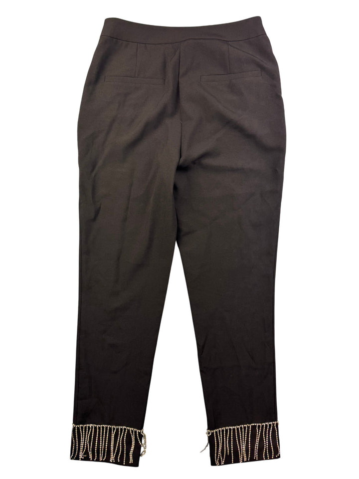 Beaded Hem Tailored Trousers - W30 - Think Vintage Online Ltd