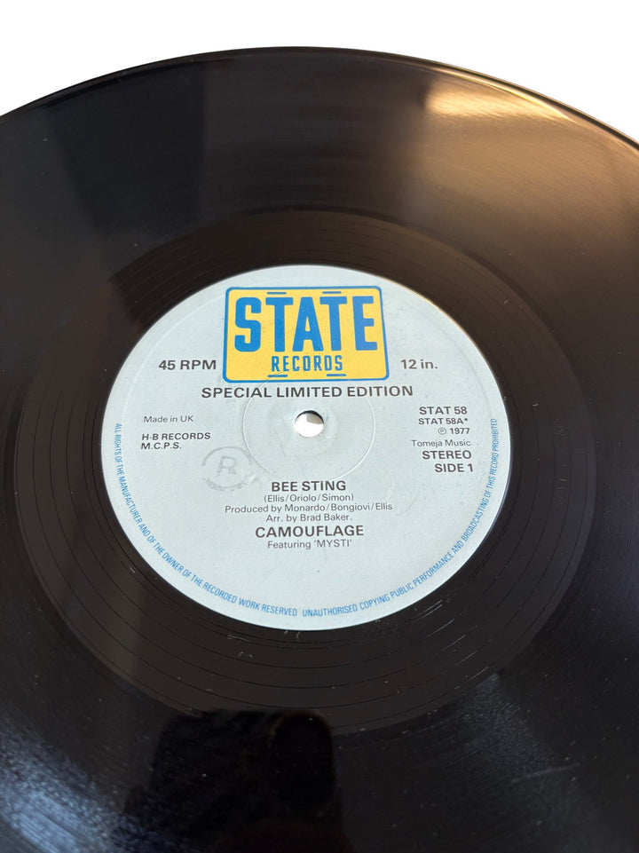 Bee Sting Camouflage Vinyl Record - Near Mint - Think Vintage ltd
