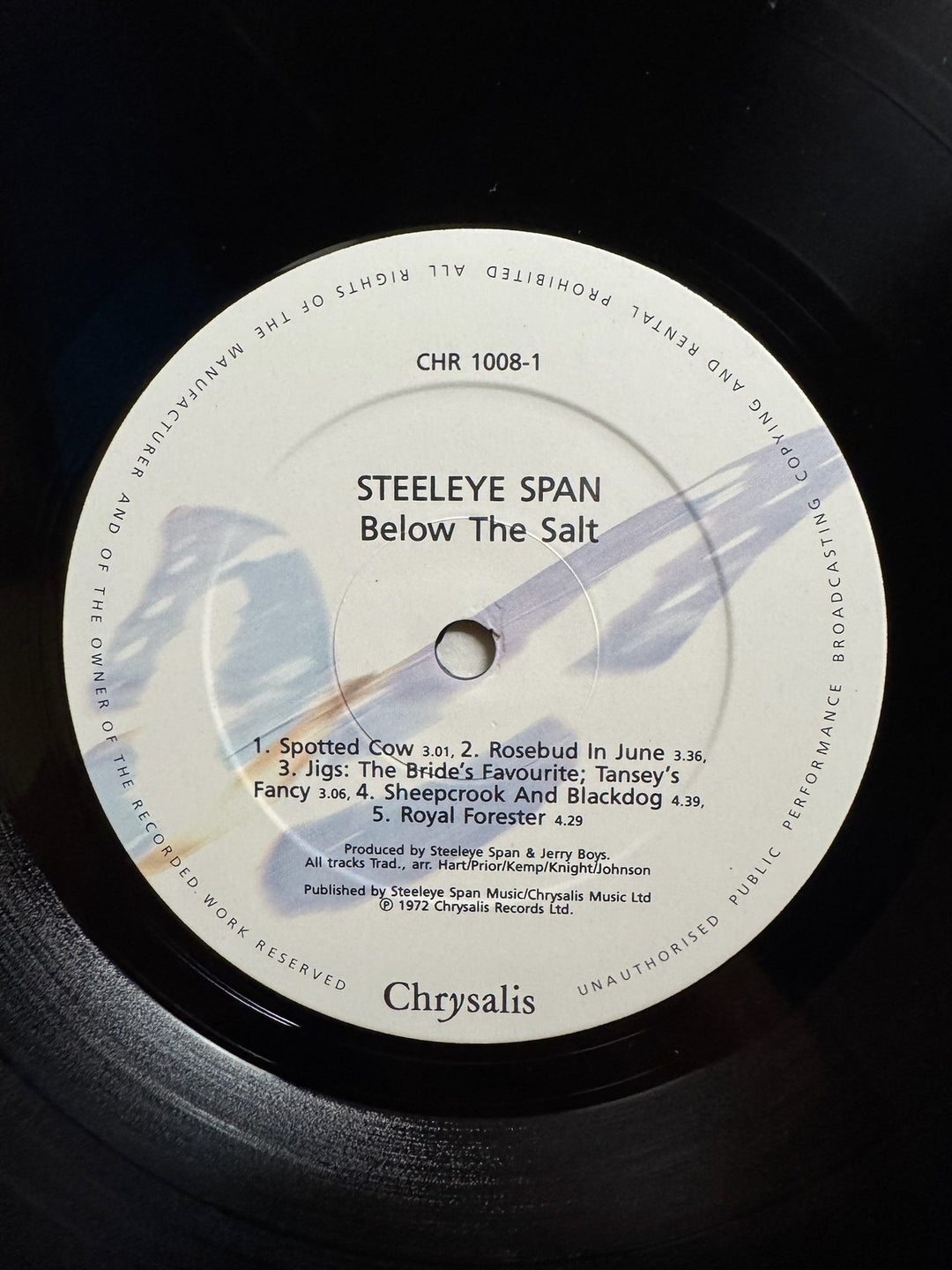 Below The Salt Steeleye Span Vinyl - Very Good+