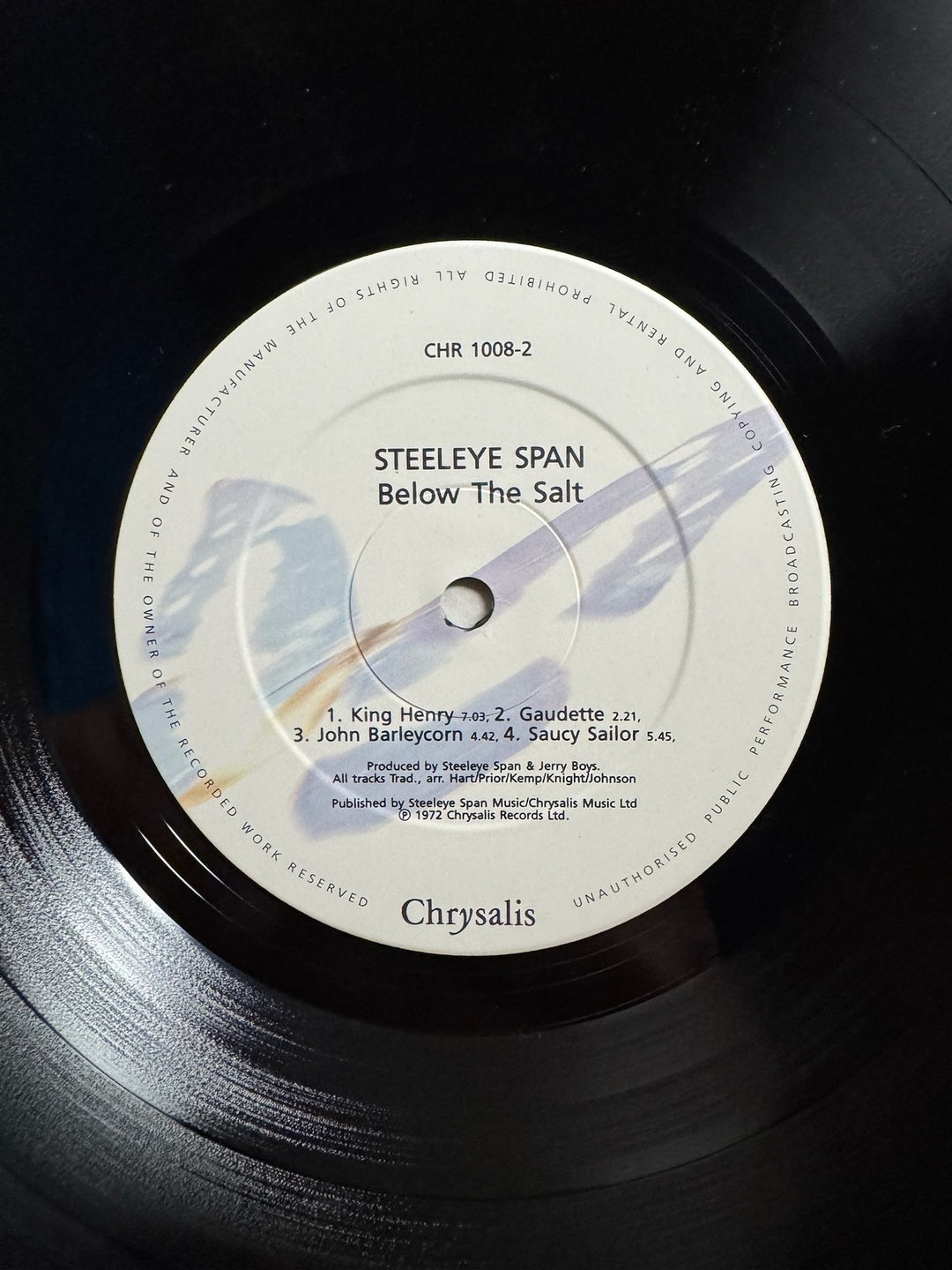 Below The Salt Steeleye Span Vinyl - Very Good+