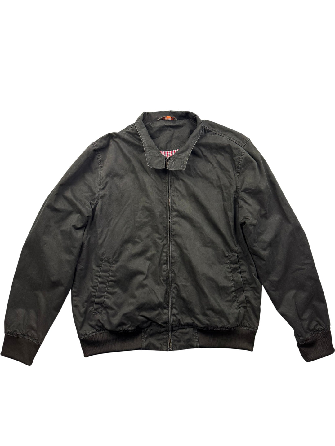 Ben Sherman Black Cotton Bomber Jacket - XL - Think Vintage Online Ltd