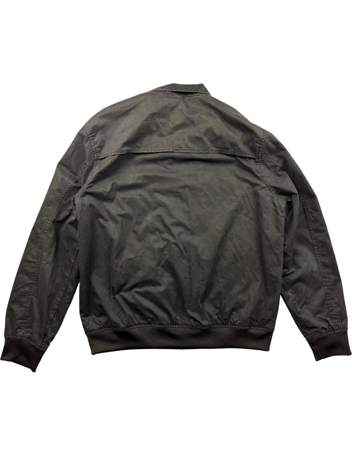 Ben Sherman Black Cotton Bomber Jacket - XL - Think Vintage Online Ltd