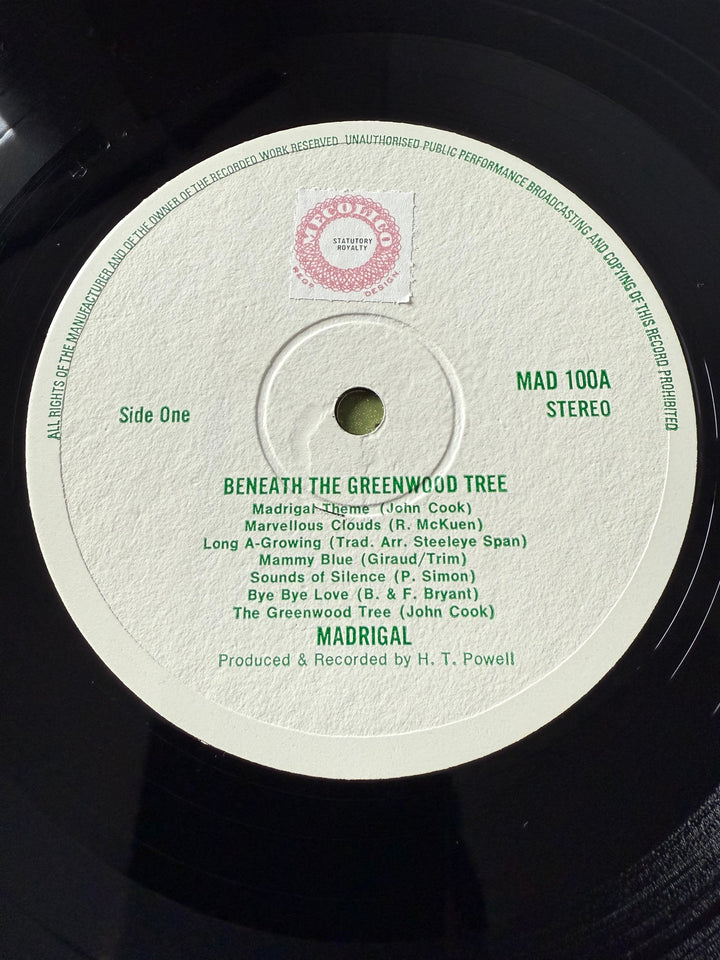 Beneath The Greenwood Tree Vinyl Record - Think Vintage ltd