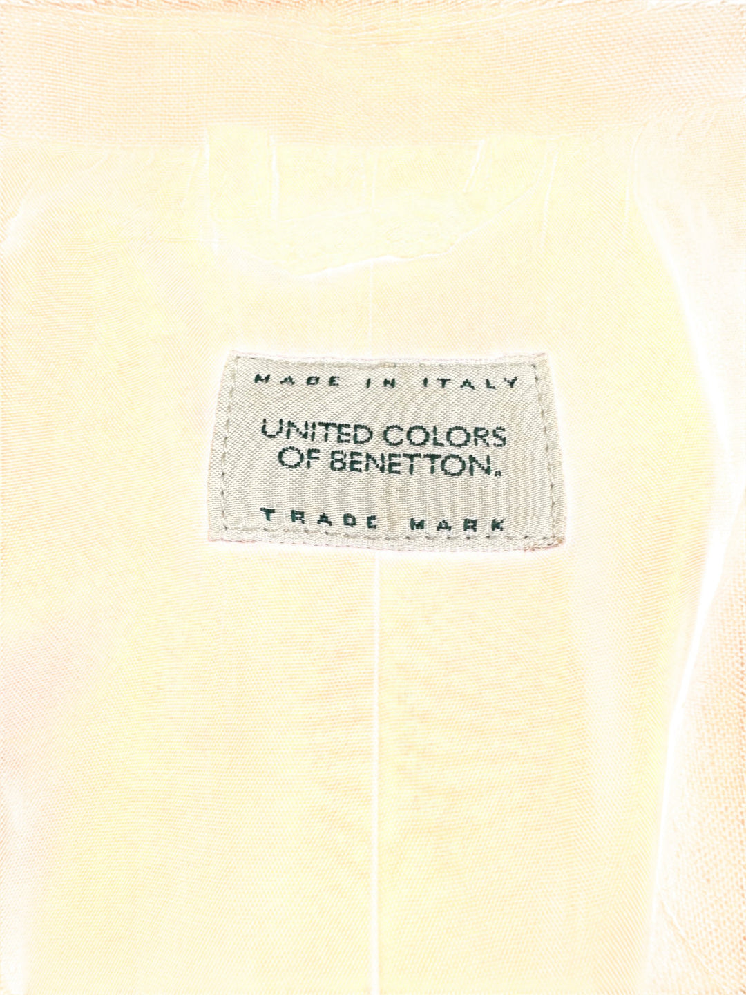 Benetton Italian Linen Blazer - M - Think Vintage