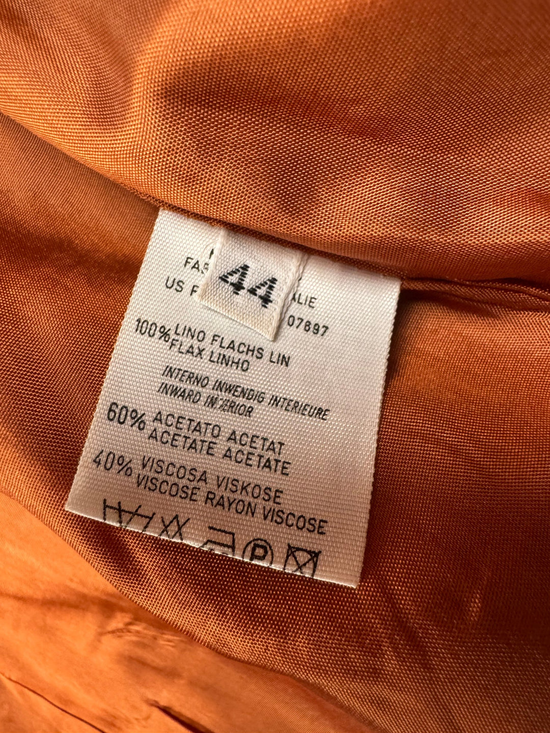 Benetton Italian Linen Blazer - M - Think Vintage