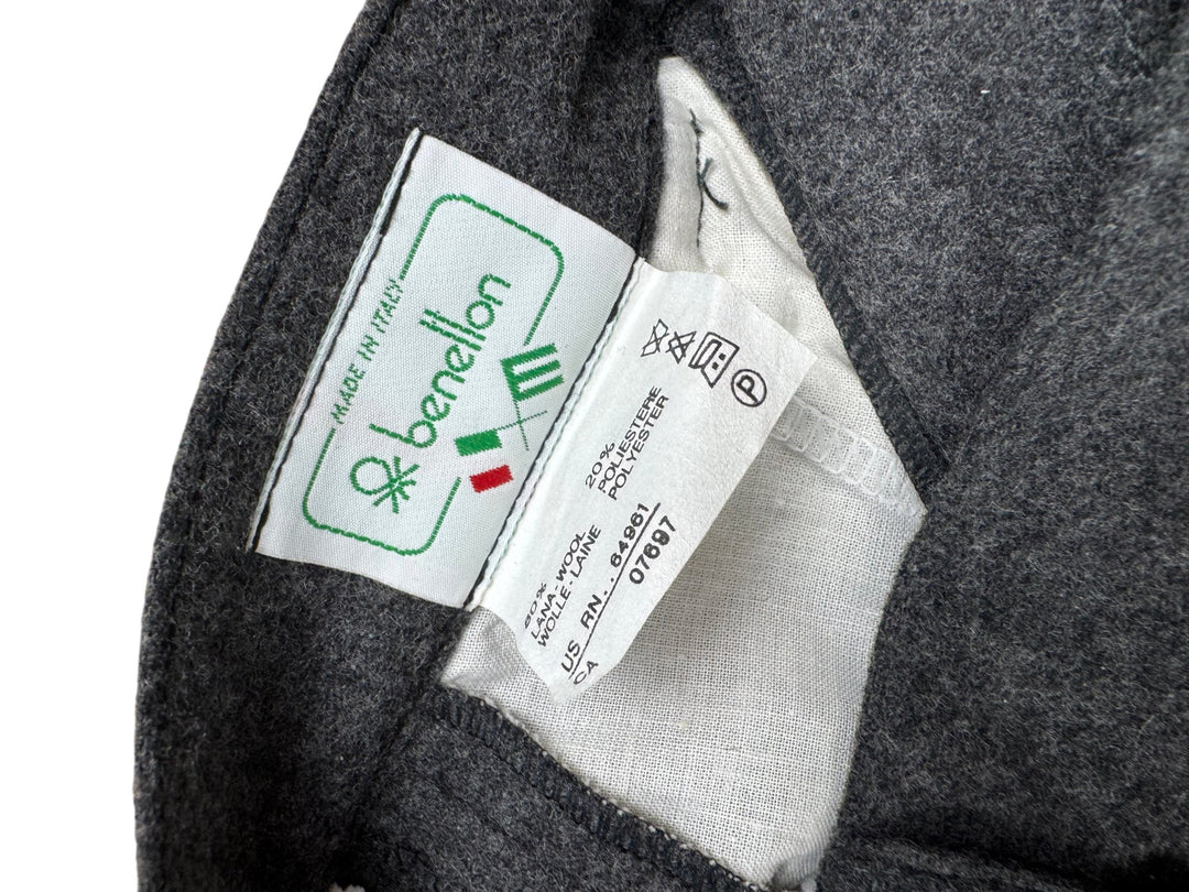 Benetton Italian Wool Trousers - W27 - Think Vintage ltd