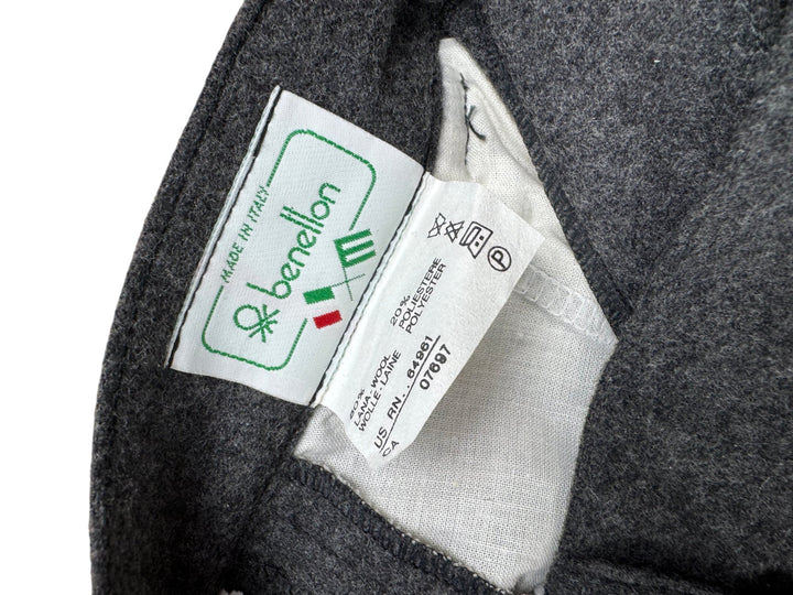 Benetton Italian Wool Trousers - W27 - Think Vintage ltd