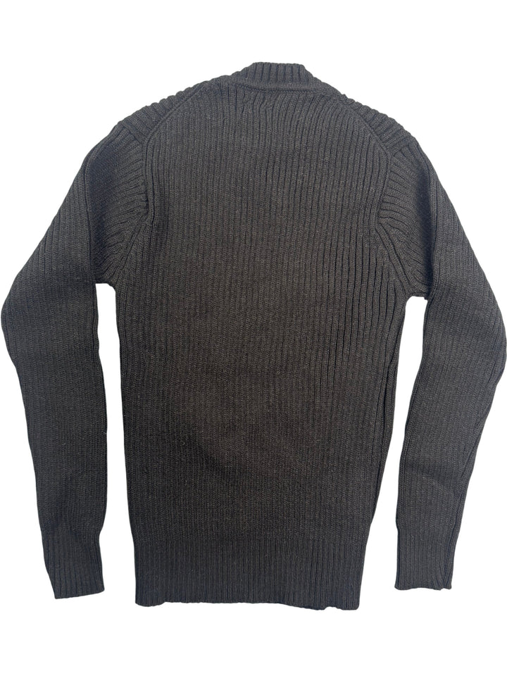 Benjamin Ribbed Knit Sweater - S - Think Vintage