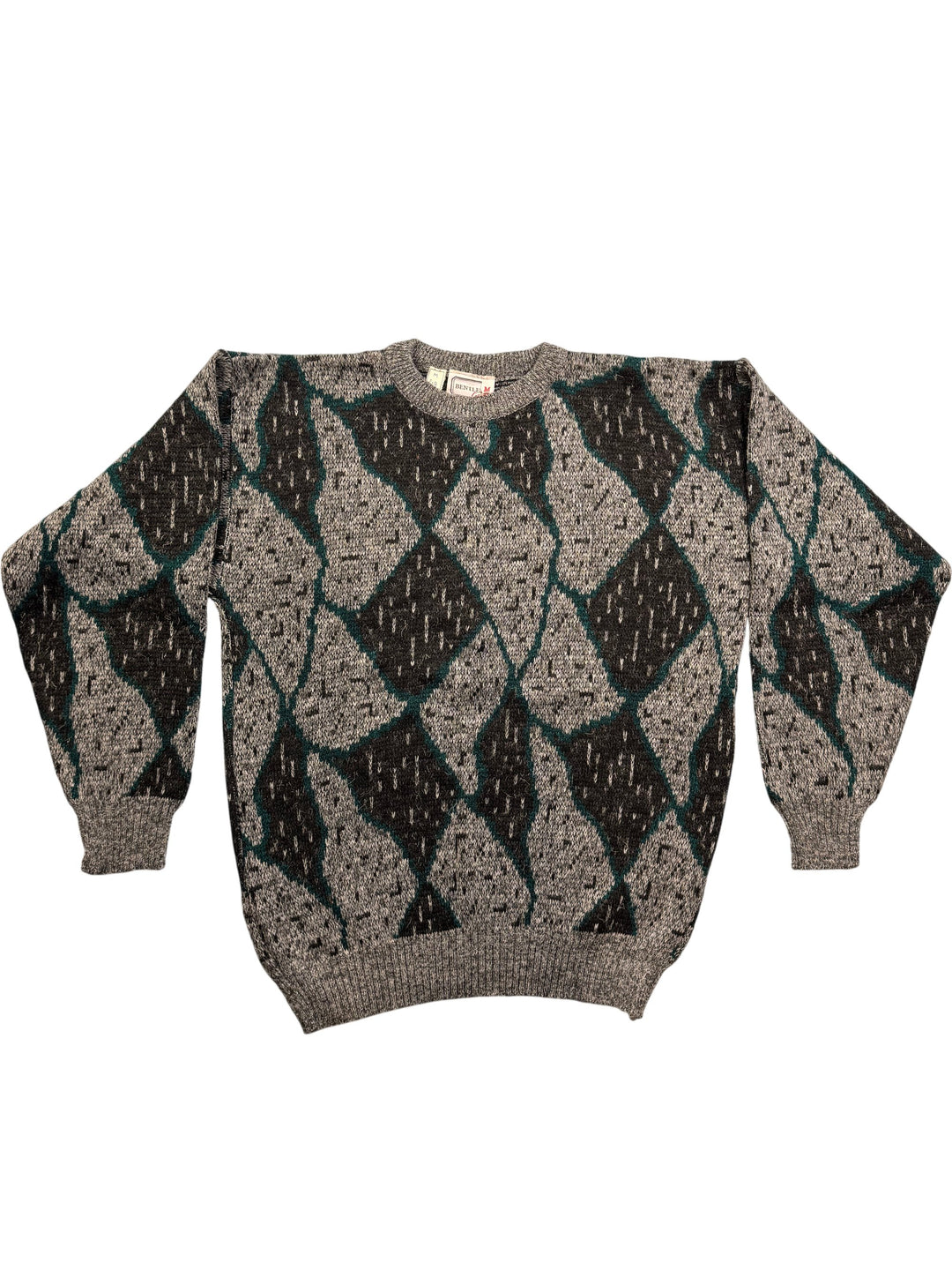 Bentley Casual Knit Sweater - M - Think Vintage Online Ltd