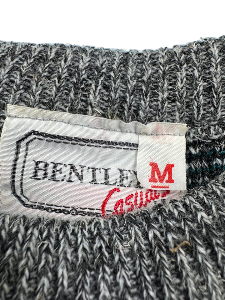 Bentley Casual Knit Sweater - M - Think Vintage Online Ltd