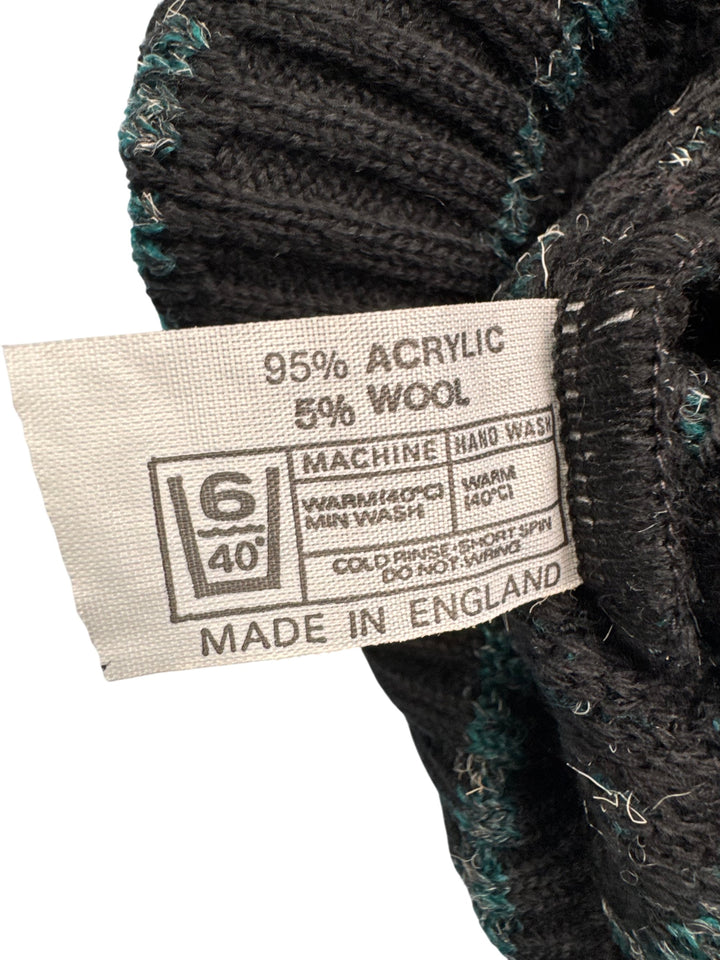 Bentley Casuals V-Neck Sweater - M - Think Vintage Online Ltd