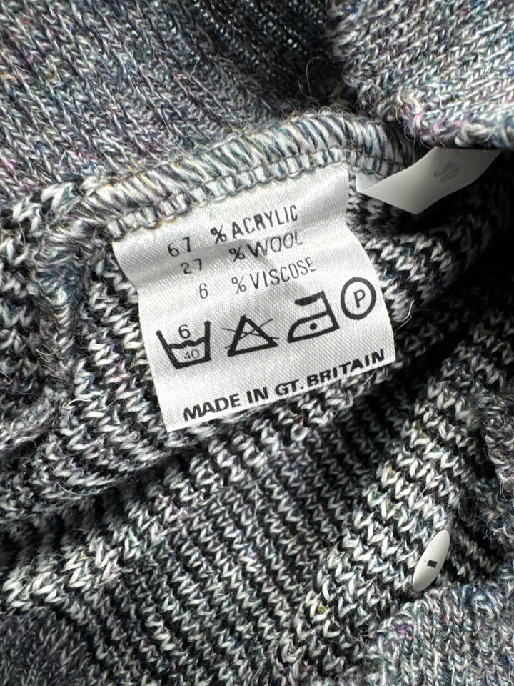 Bentley Geometric Knit Sweater - M - Think Vintage Online Ltd