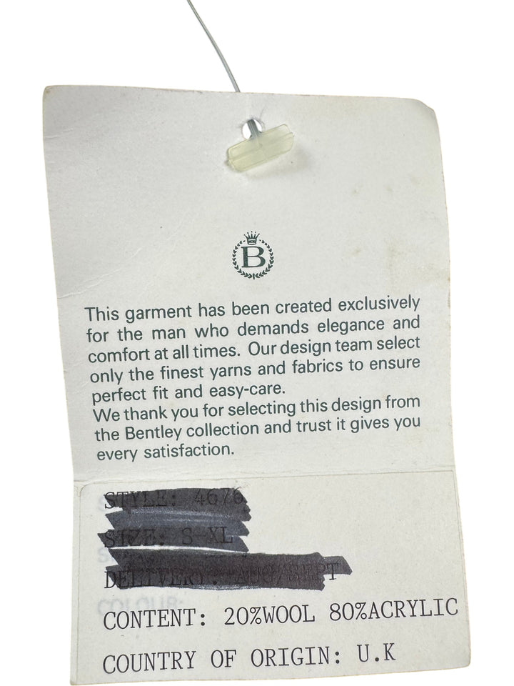 Bentley Green Wool Blend Sweater - M - Think Vintage