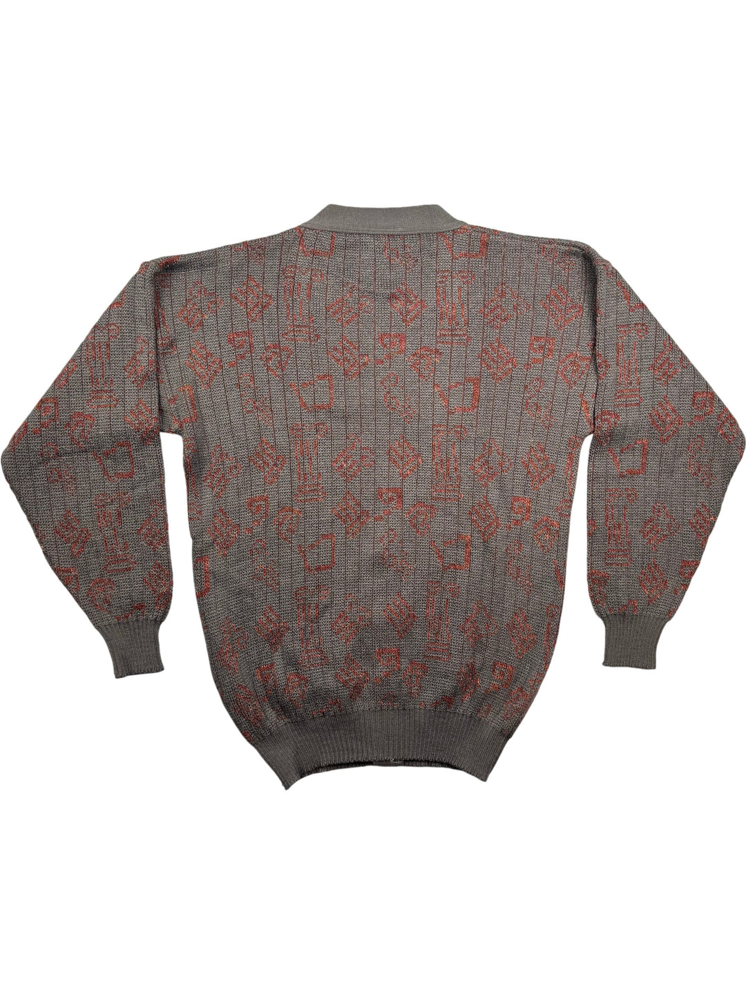 Bentley Grey Button-Up Cardigan - M - Think Vintage ltd