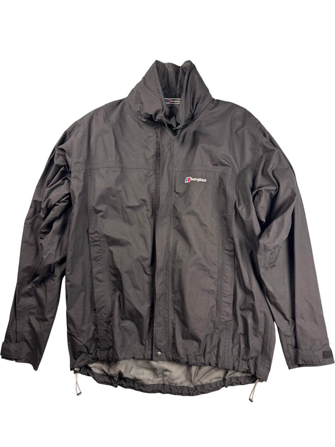 Berghaus Black Waterproof Jacket - L - Think Vintage ltd