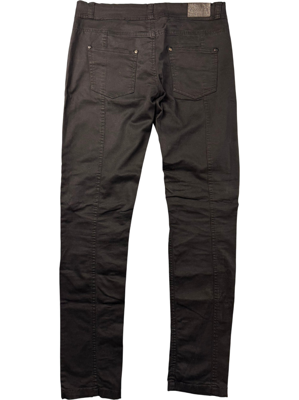 Bershka Straight Leg Black Jeans - W32 - Think Vintage ltd