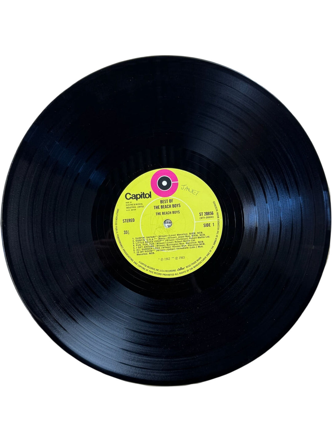 Best Of The Beach Boys Vinyl LP - Good