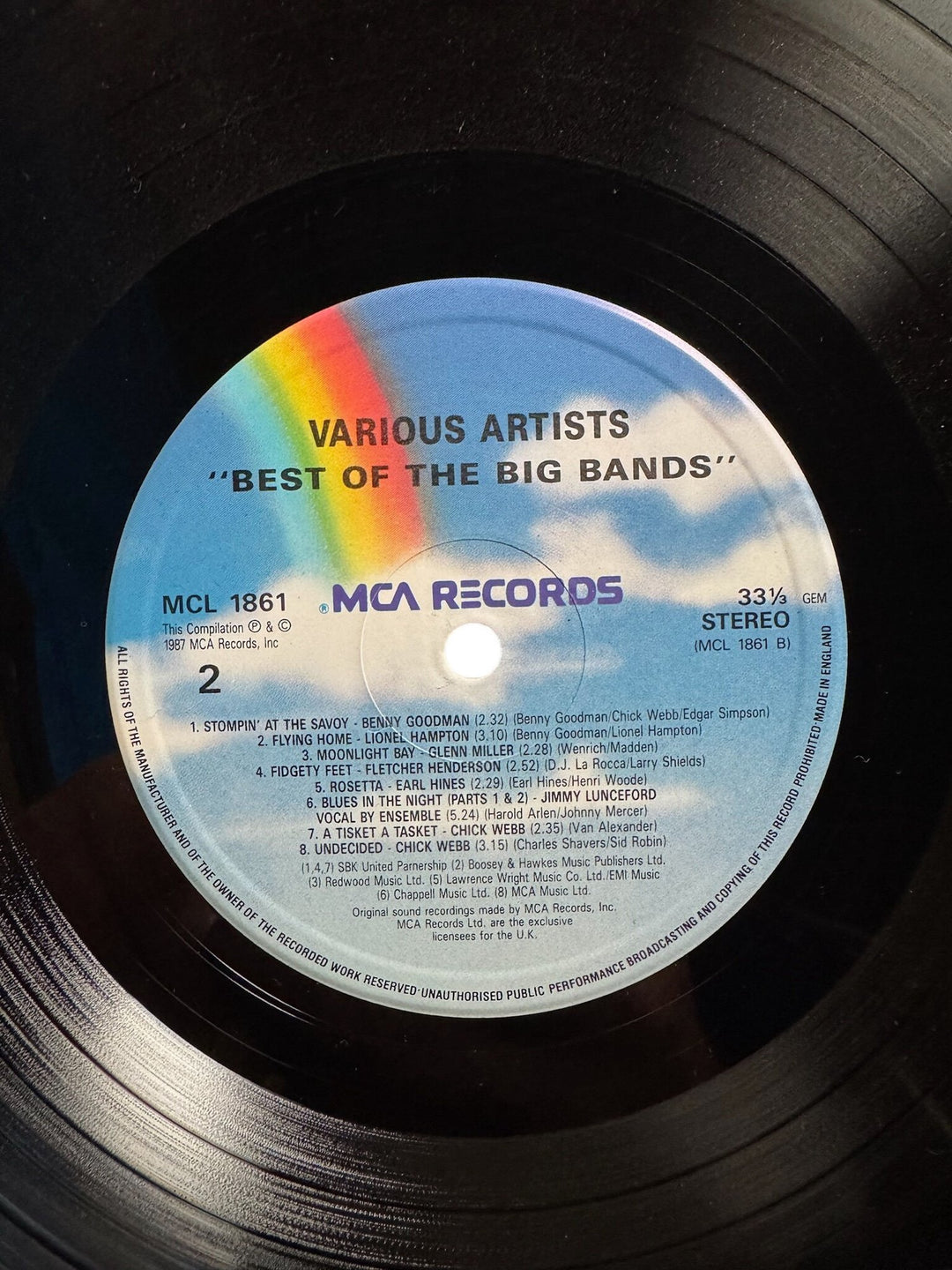 Big Bands Swing Time Vinyl - Very Good