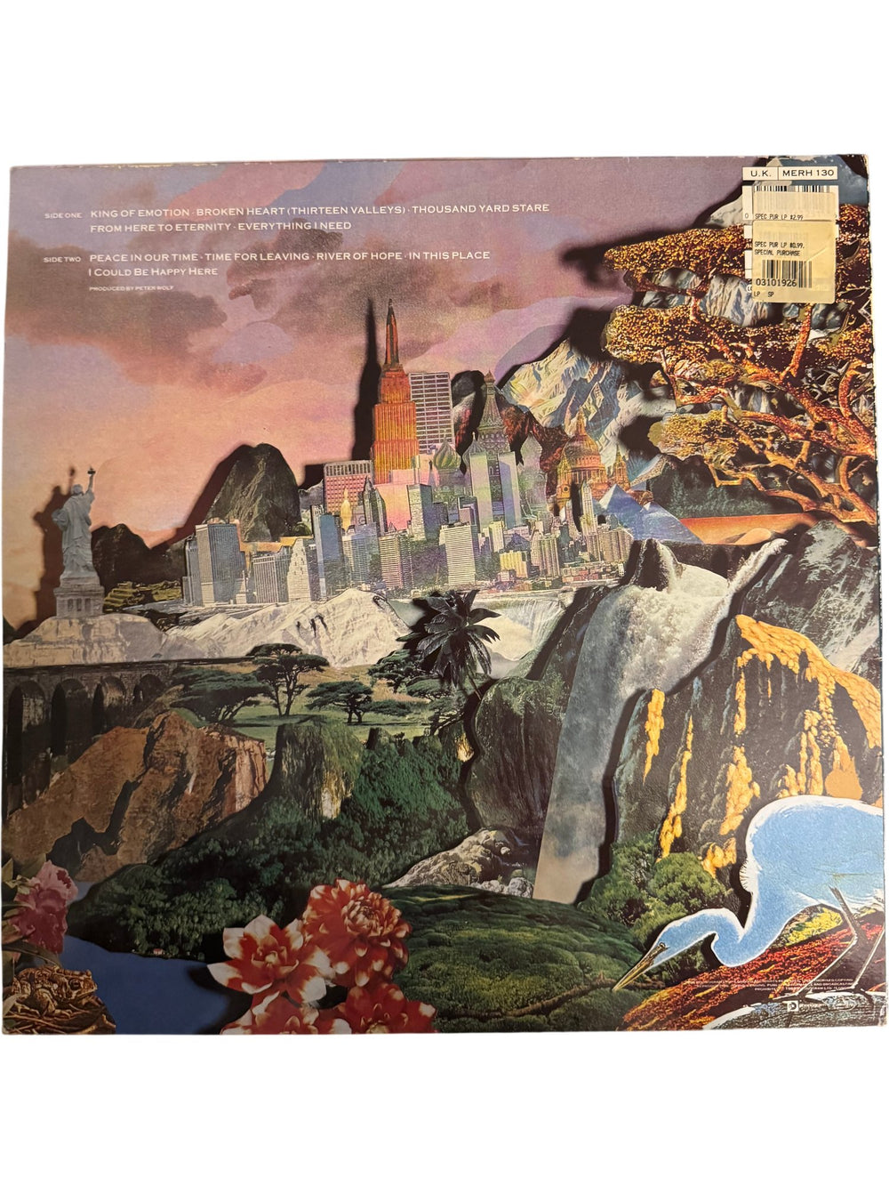 Big Country Peace In Our Time Vinyl - Good - Think Vintage ltd