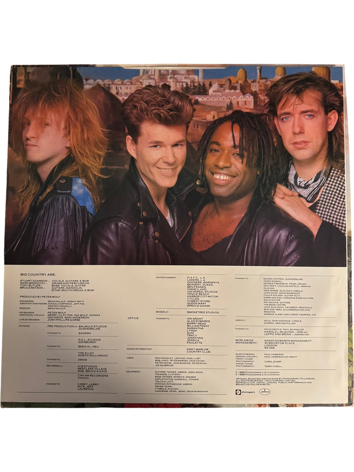 Big Country Peace In Our Time Vinyl - Good - Think Vintage ltd