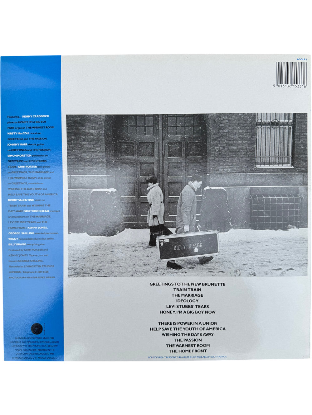 Billy Bragg The Difficult Third Album Vinyl - Think Vintage