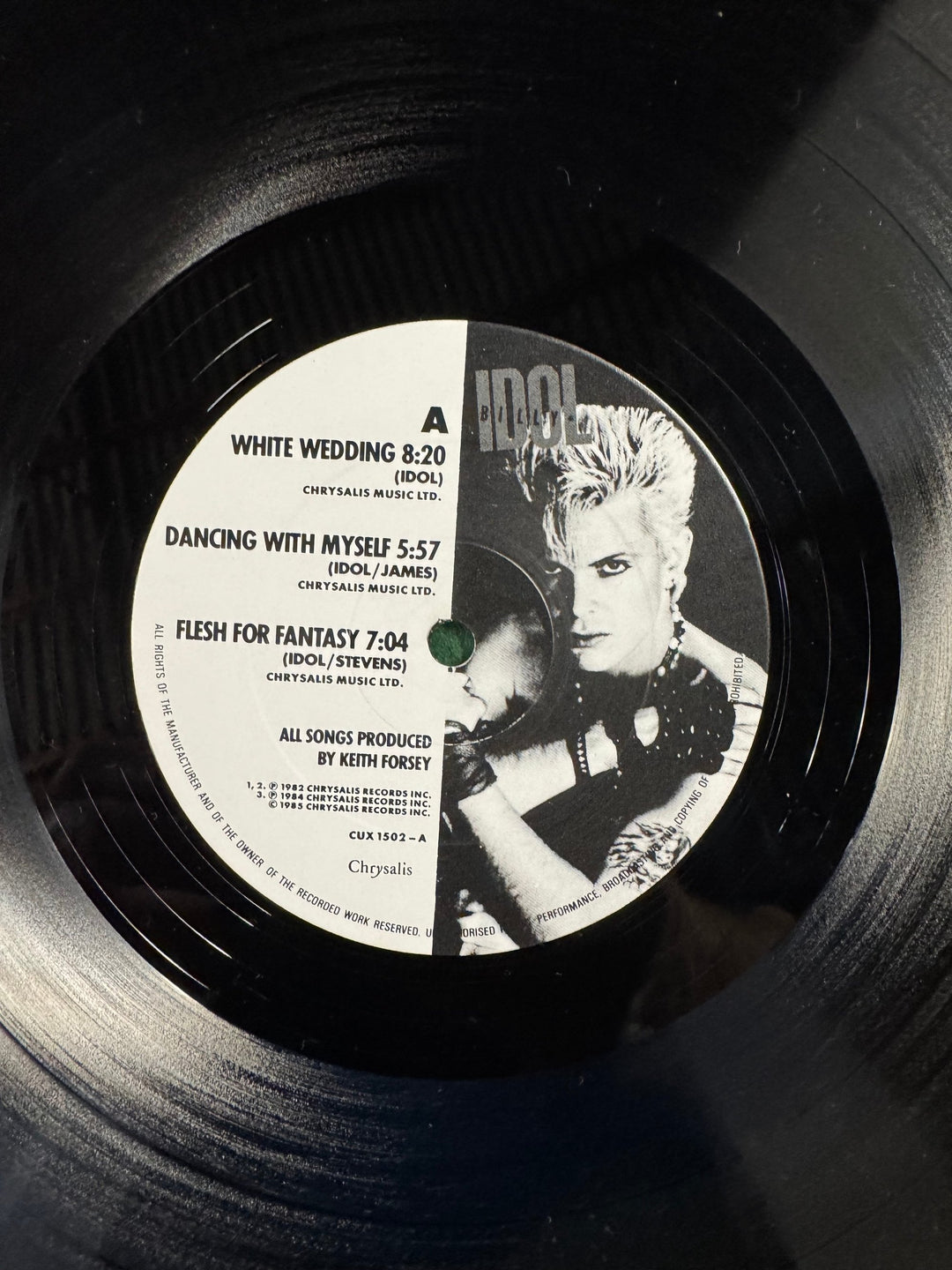 Billy Idol Vital Idol Vinyl Record - Think Vintage Online Ltd