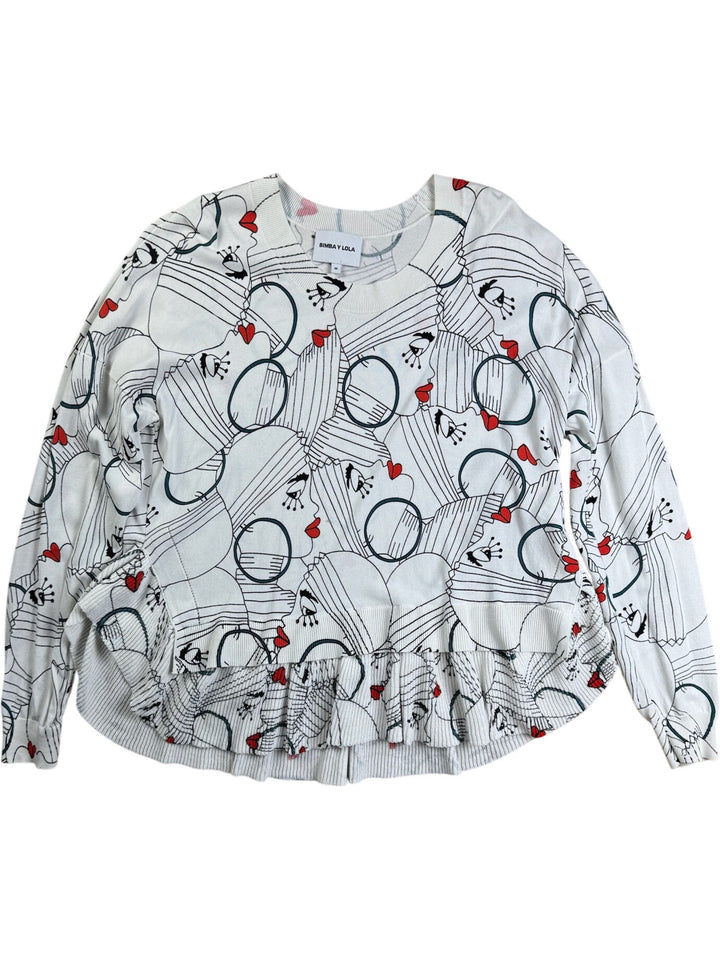 Bimba Y Lola Graphic Sweatshirt - M