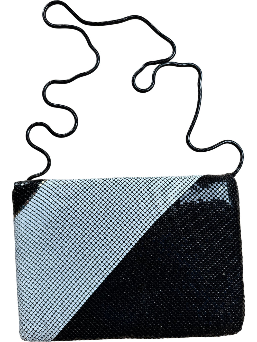 Black And White Clutch Bag - Think Vintage ltd