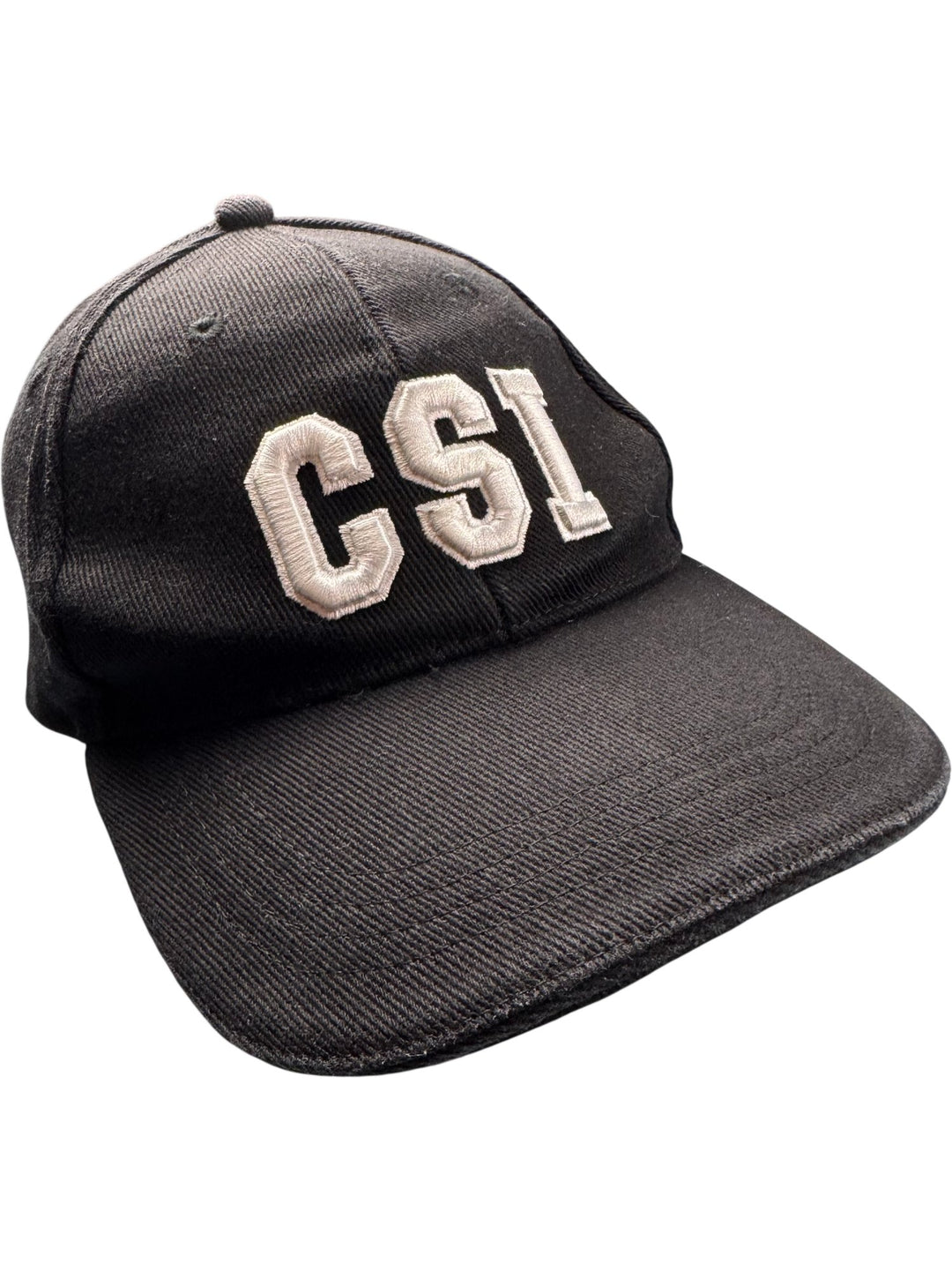 Black CSI Baseball Cap - Think Vintage ltd
