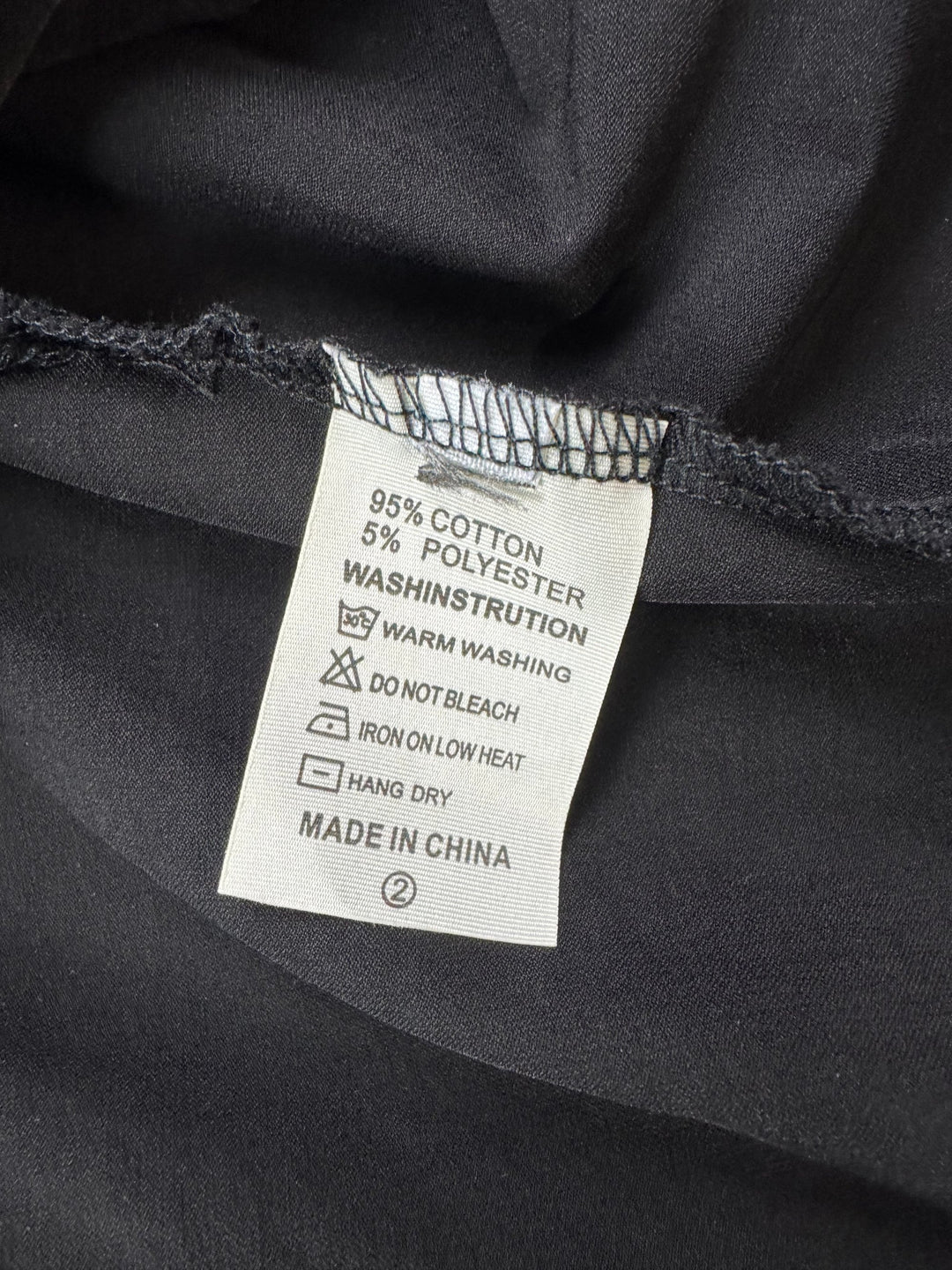 Black Cotton Blend Buckle Strap Dress - S - Think Vintage