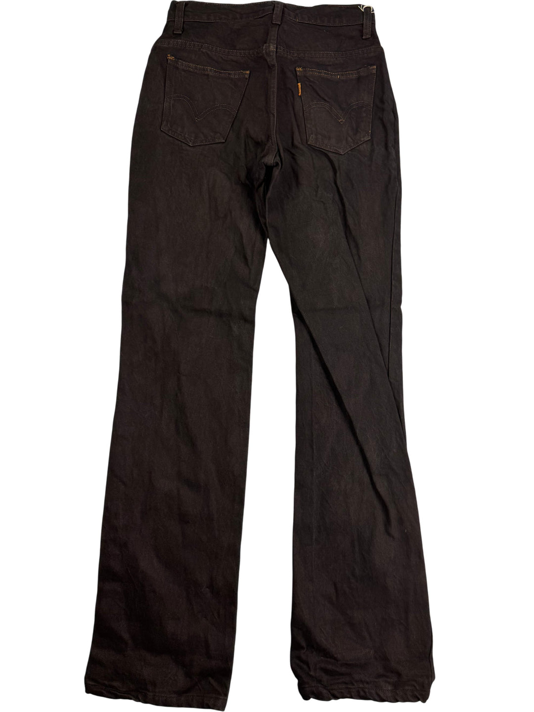 Black Denim Jeans - W26 L32 - Think Vintage