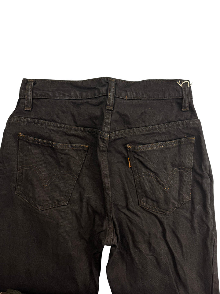 Black Denim Jeans - W26 L32 - Think Vintage