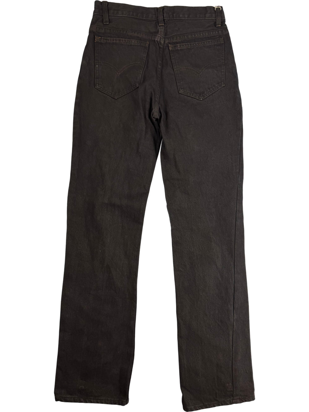 Black Denim Jeans with Pockets - W28 L30 - Think Vintage