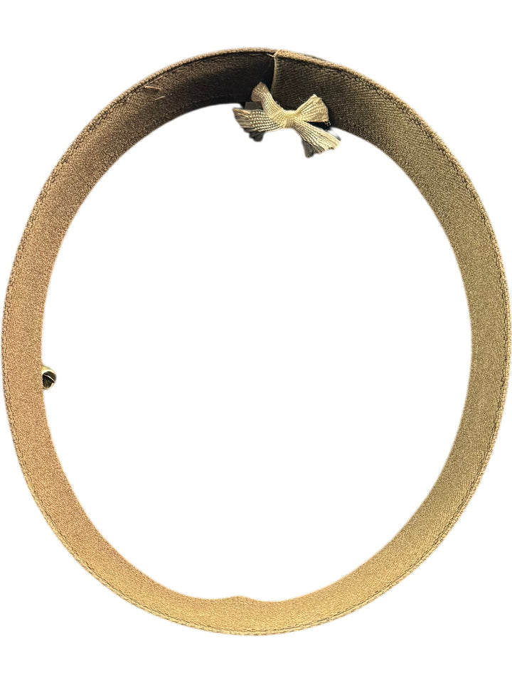 Black Felt Cowboy Hat with Braided Band - Think Vintage Online Ltd