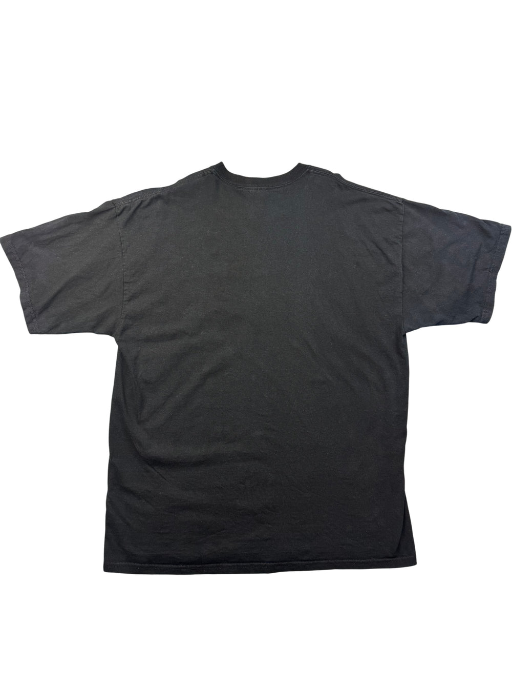 Black Graphic T-Shirt with Guitar Design - XL - Think Vintage Online Ltd